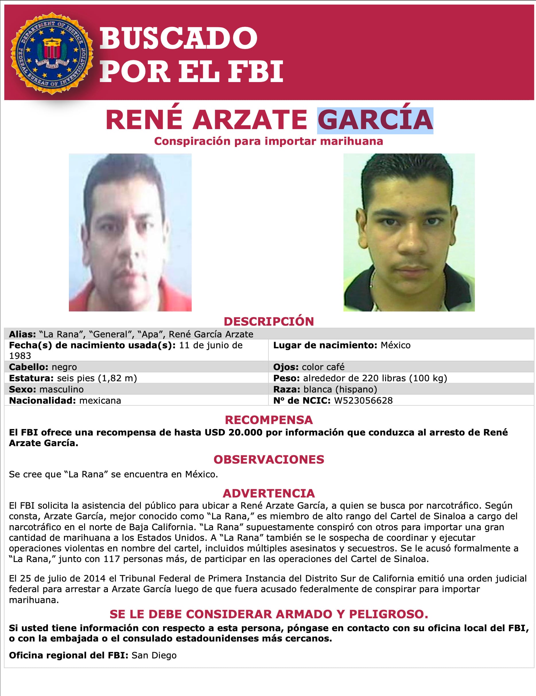 René Arzate García "La Rana"