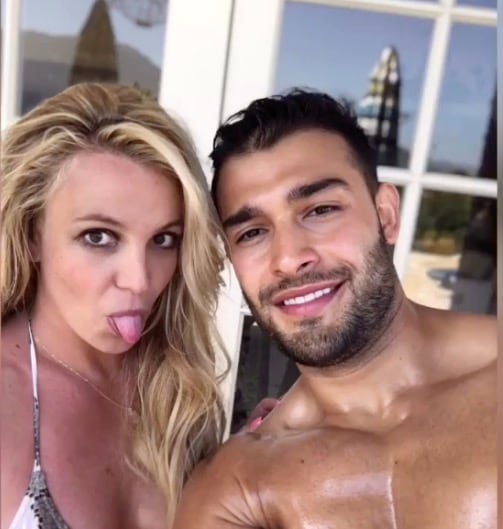 Sam Asghari y Britney Spears