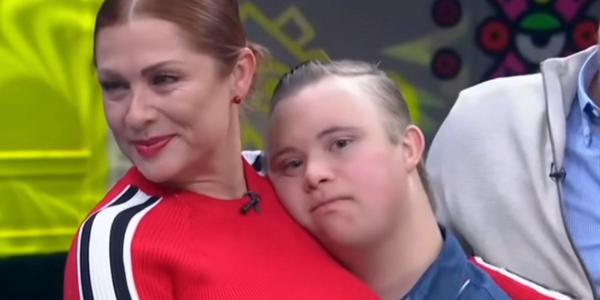 Lety Calderón y su hijo Luciano