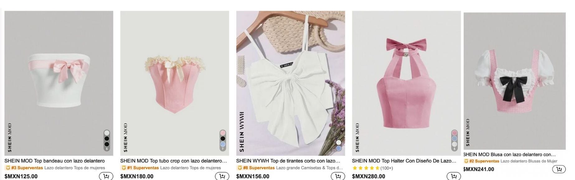 25 prendas que puedes comprar en Shein para vestirte como una Coquette