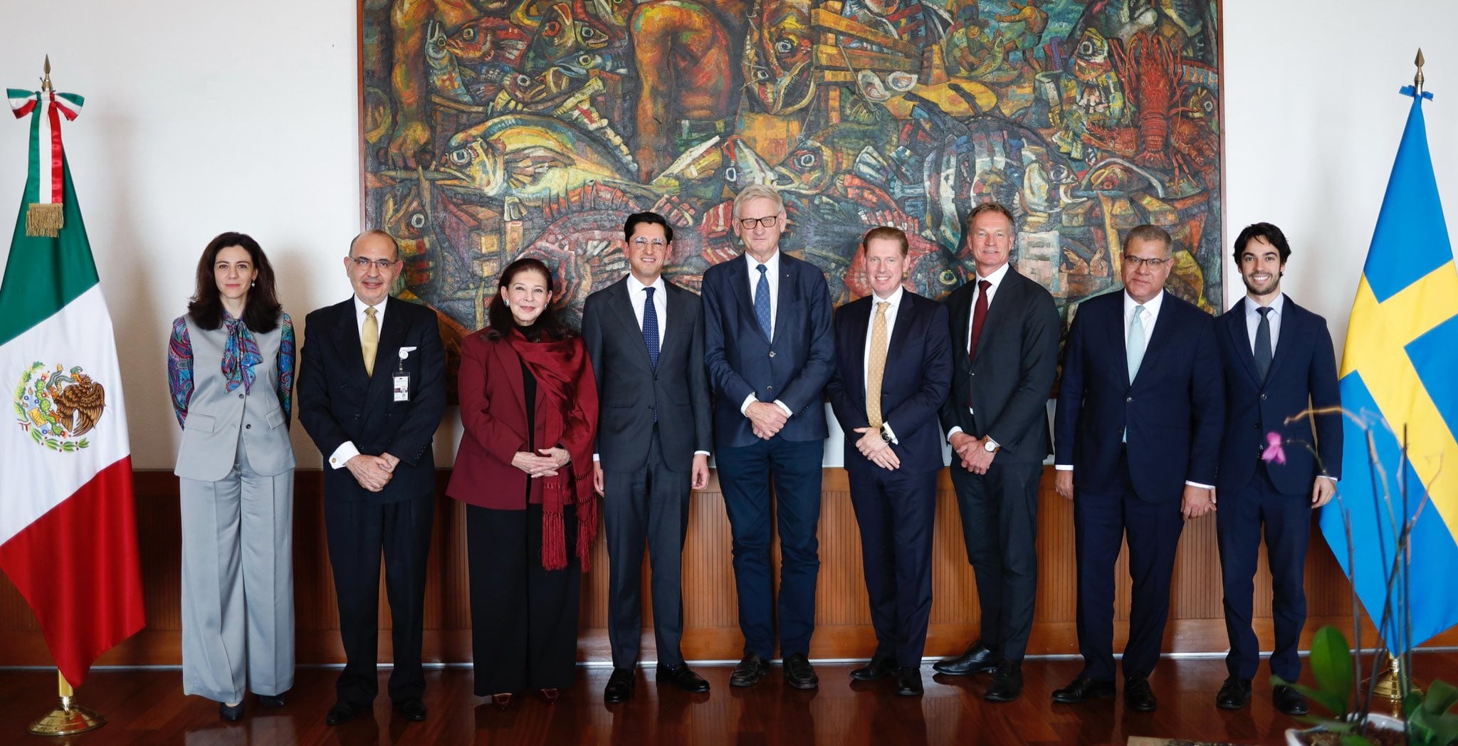 Roberto Velasco y Grupo Wallenberg analizan inversiones para el Plan México