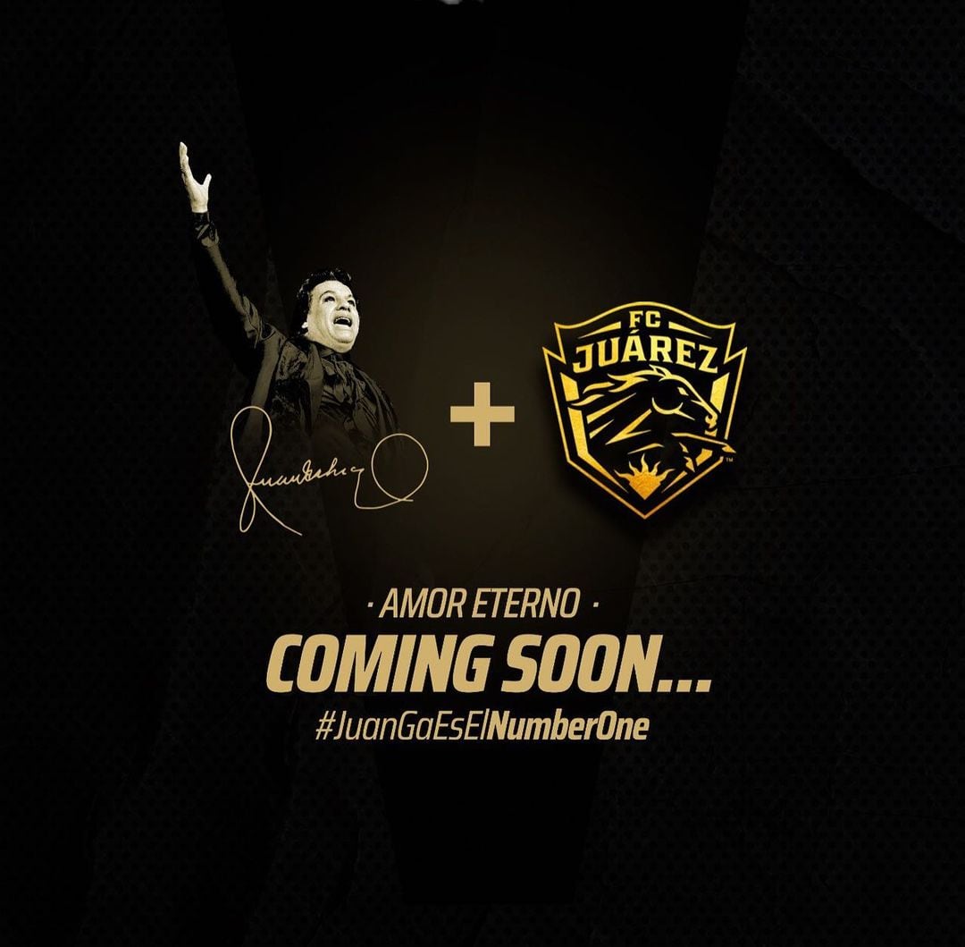 Juan Gabriel como imagen de FC Juárez