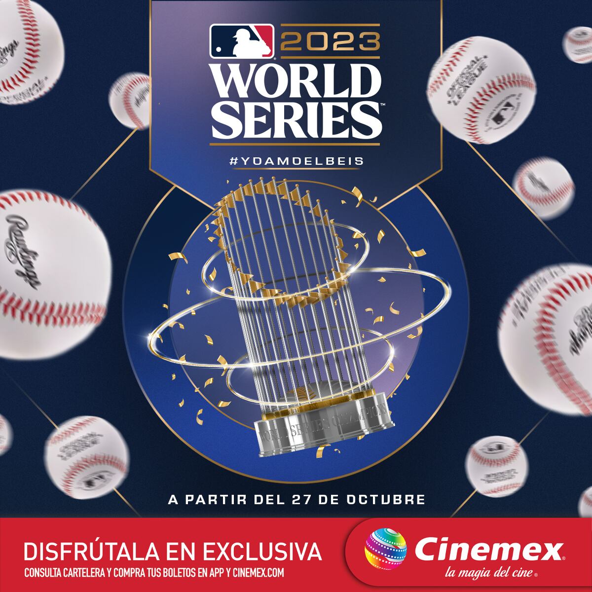 Serie Mundial de Béisbol en Cinemex