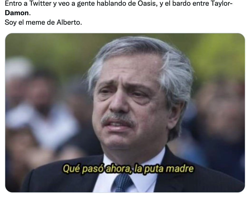 memes sobre Damon Albern y Taylor Swift