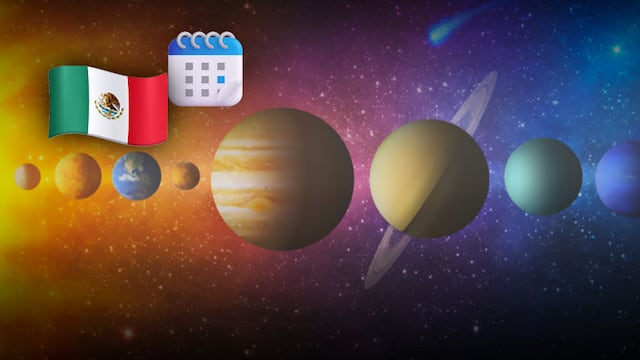 Calendario astronómico 2026 en México