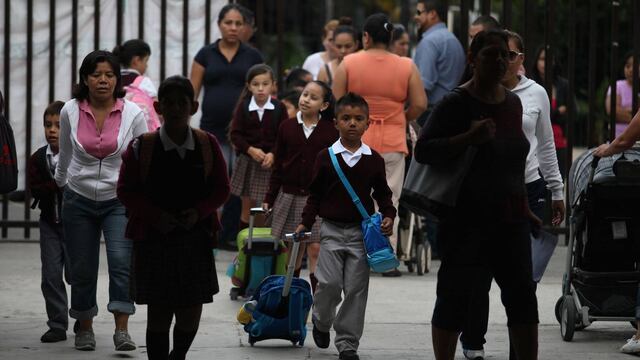 Regreso a clases en el DF.