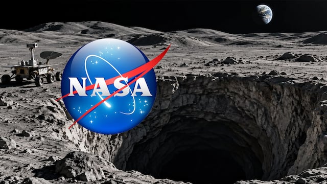 NASA descubre un agujero en la Luna que podría ser la entrada a una cueva