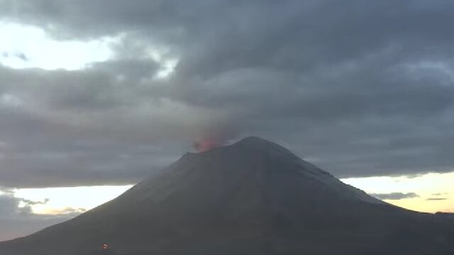 Volcán Popocatépetl el 29 de octubre