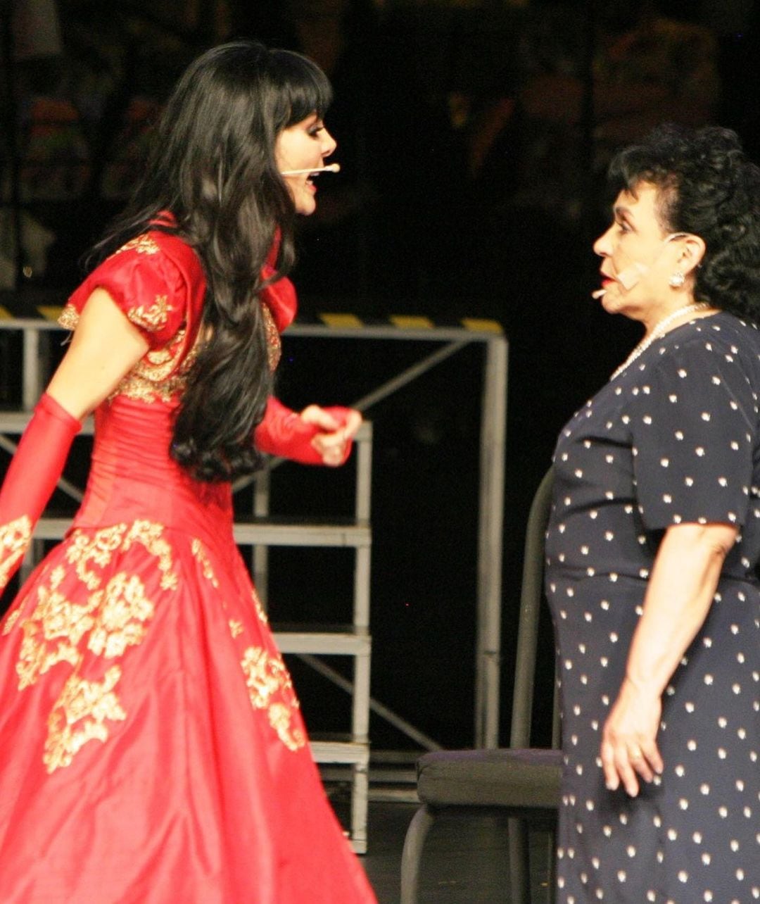 Maribel Guardia y Carmen Salinas en 'Aventurera'
