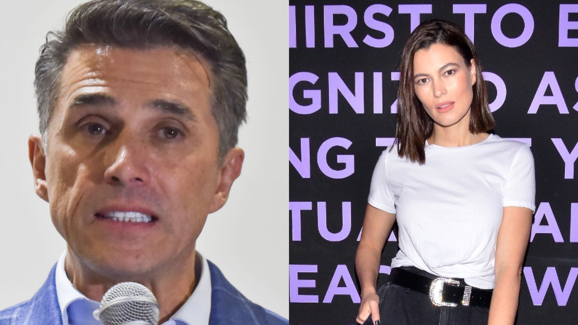 Sergio Mayer y Natália Subtil.