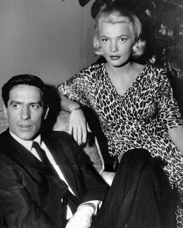 Gena Rowland con su esposo John Cassavetes.