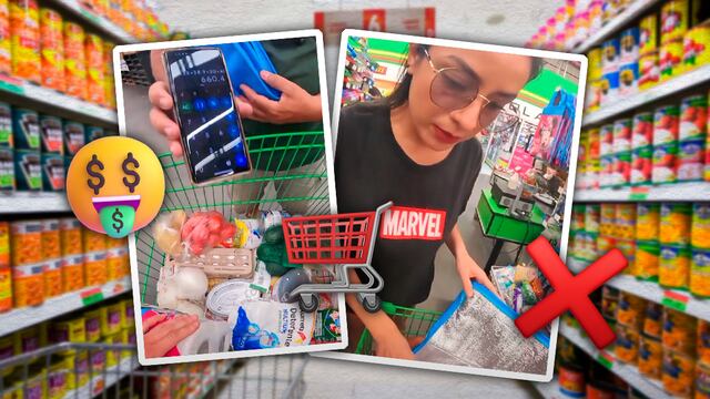 Usuaria de TikTok hace despensa con mil pesos y así la criticaron