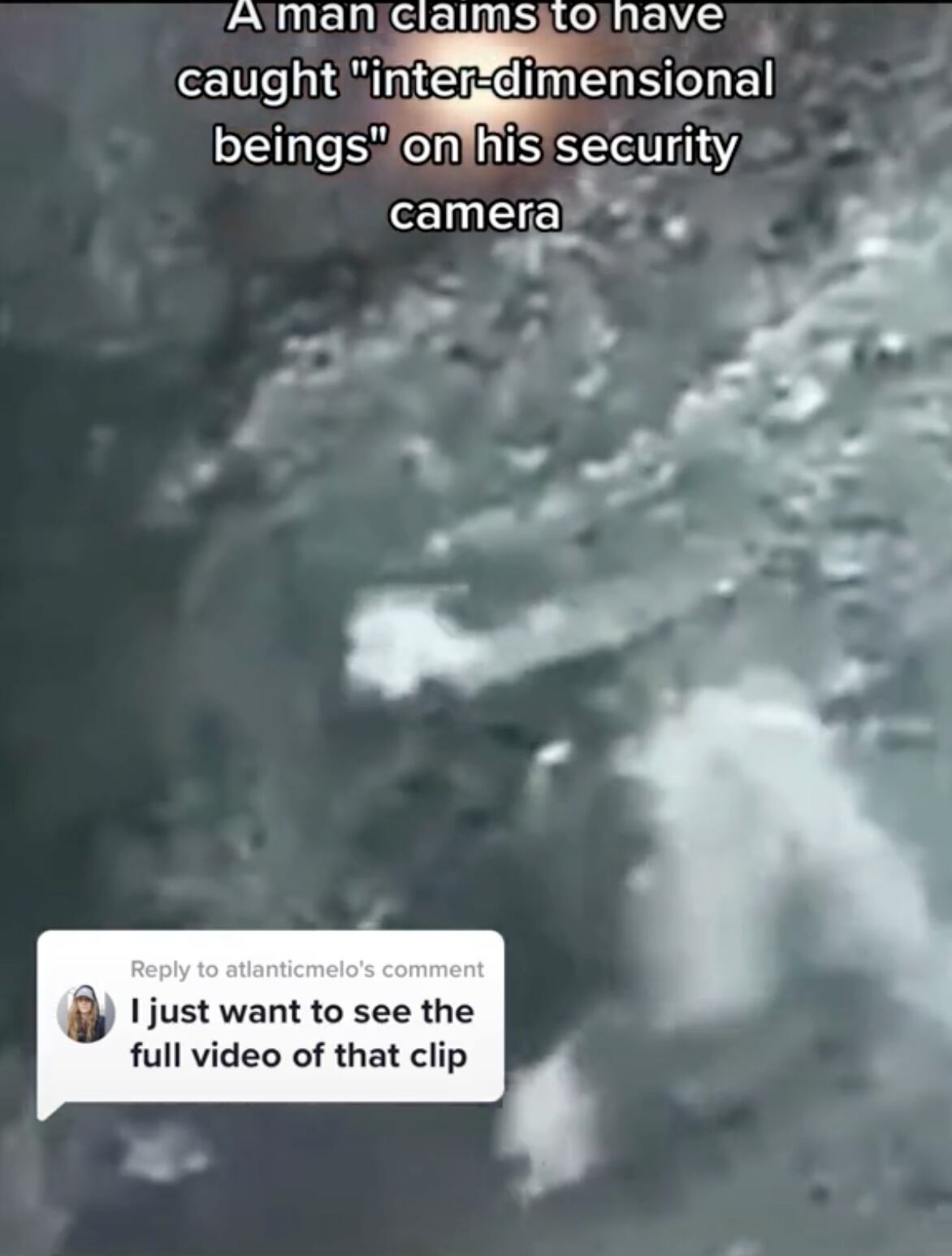 Criaturas interdimensionales, aterrador VIDEO en TikTok