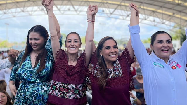 Claudia Sheinbaum y Mara Lezama