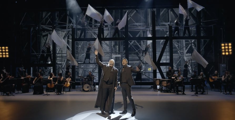 Carlos Rivera y Miguel Bosé