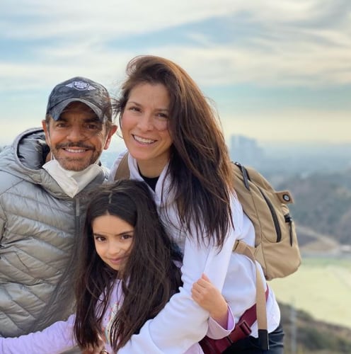 Eugenio Derbez, Alessandra Rosaldo y su hija