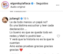 Julián Gil le responde a Marjorie de Sousa