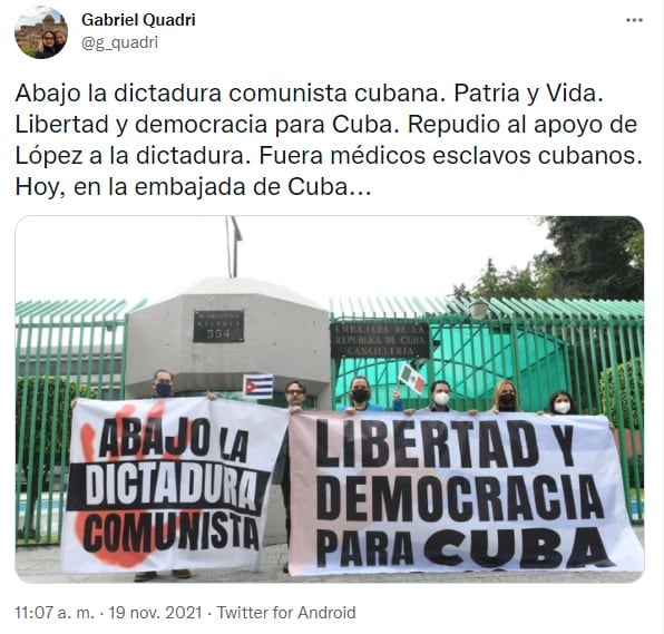 Tuit de Gabriel Quadri