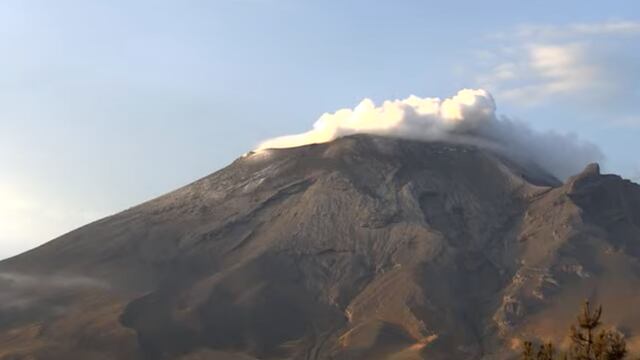 Volcán Popocatépetl el 14 de agosto