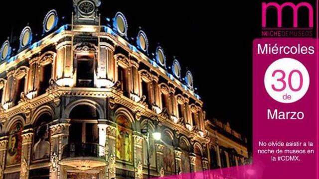 Checa en la página oficial los museos participantes.
