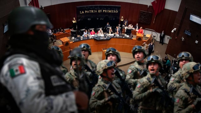 Cámara de Senadores discute reforma a la Guardia Nacional