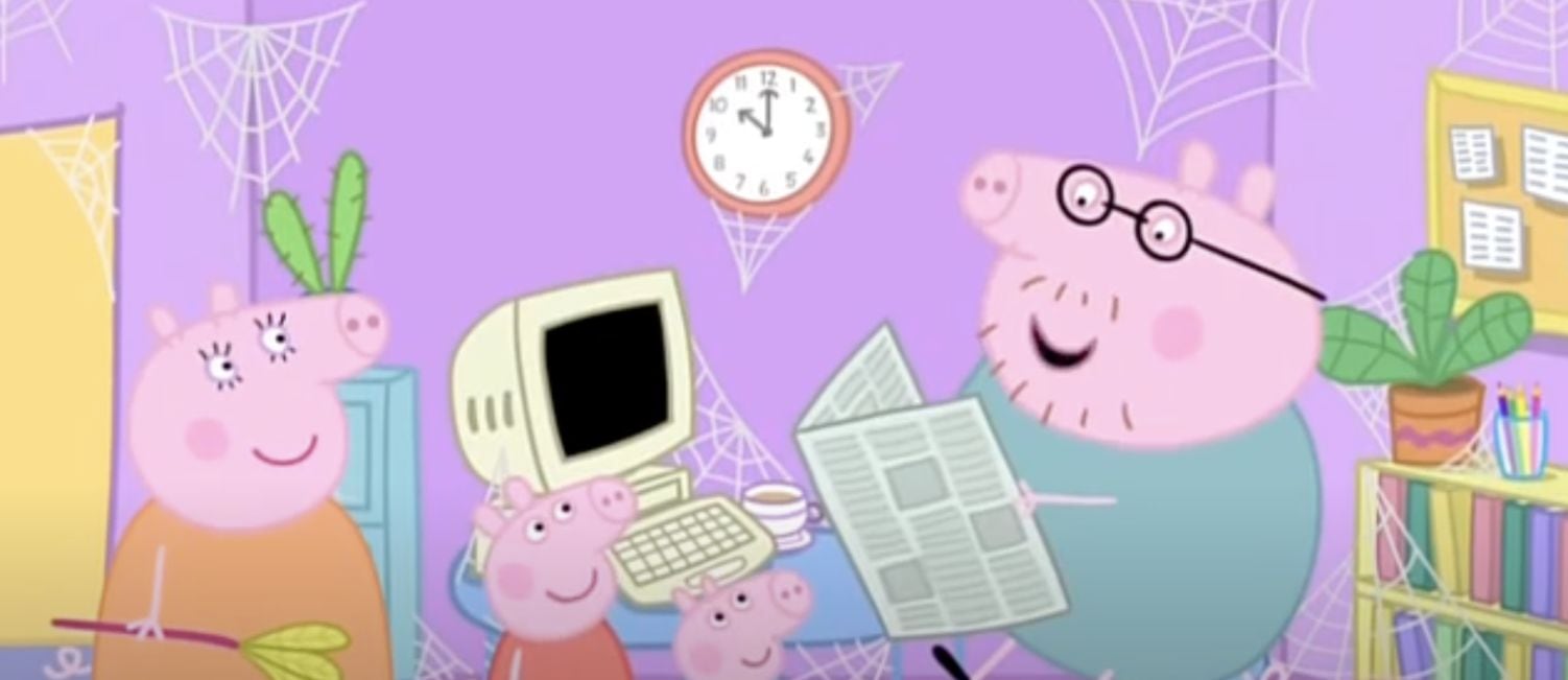 La telaraña de Peppa Pig