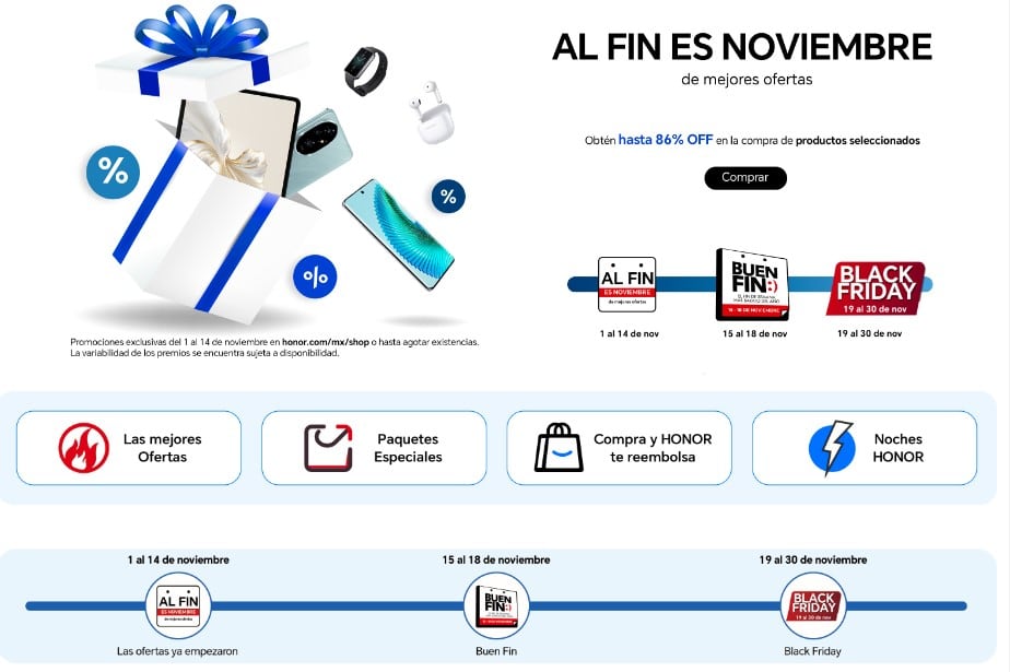 El Buen Fin 2024 en HONOR