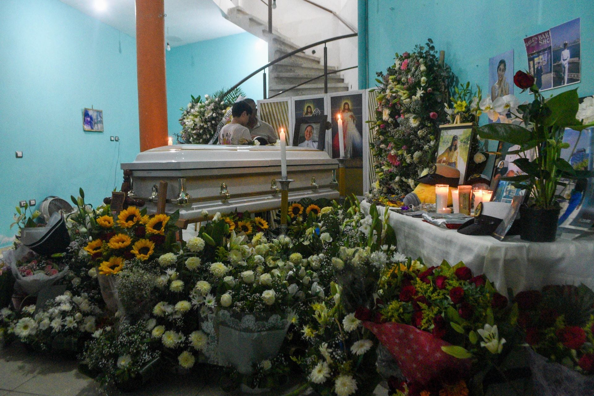 Despedida de América Yamileth, cadete que murió en el Buque Escuela Cuauhtémoc