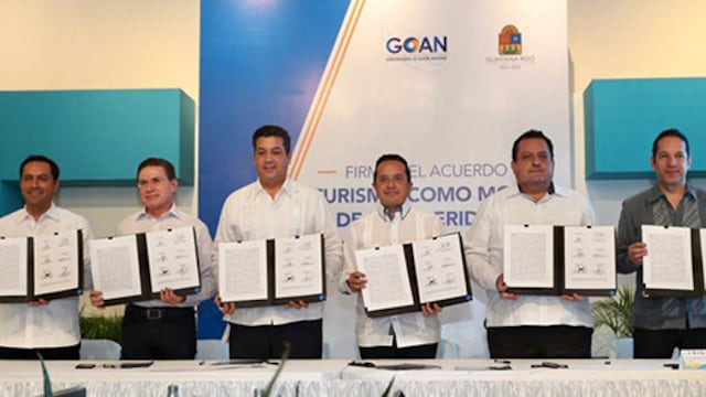 El presidente de GOAN y gobernador de Tamaulipas, Francisco García Cabeza de Vaca resaltó que el 64 % de los turistas extranjeros visitan estados gobernados por Acción Nacional.