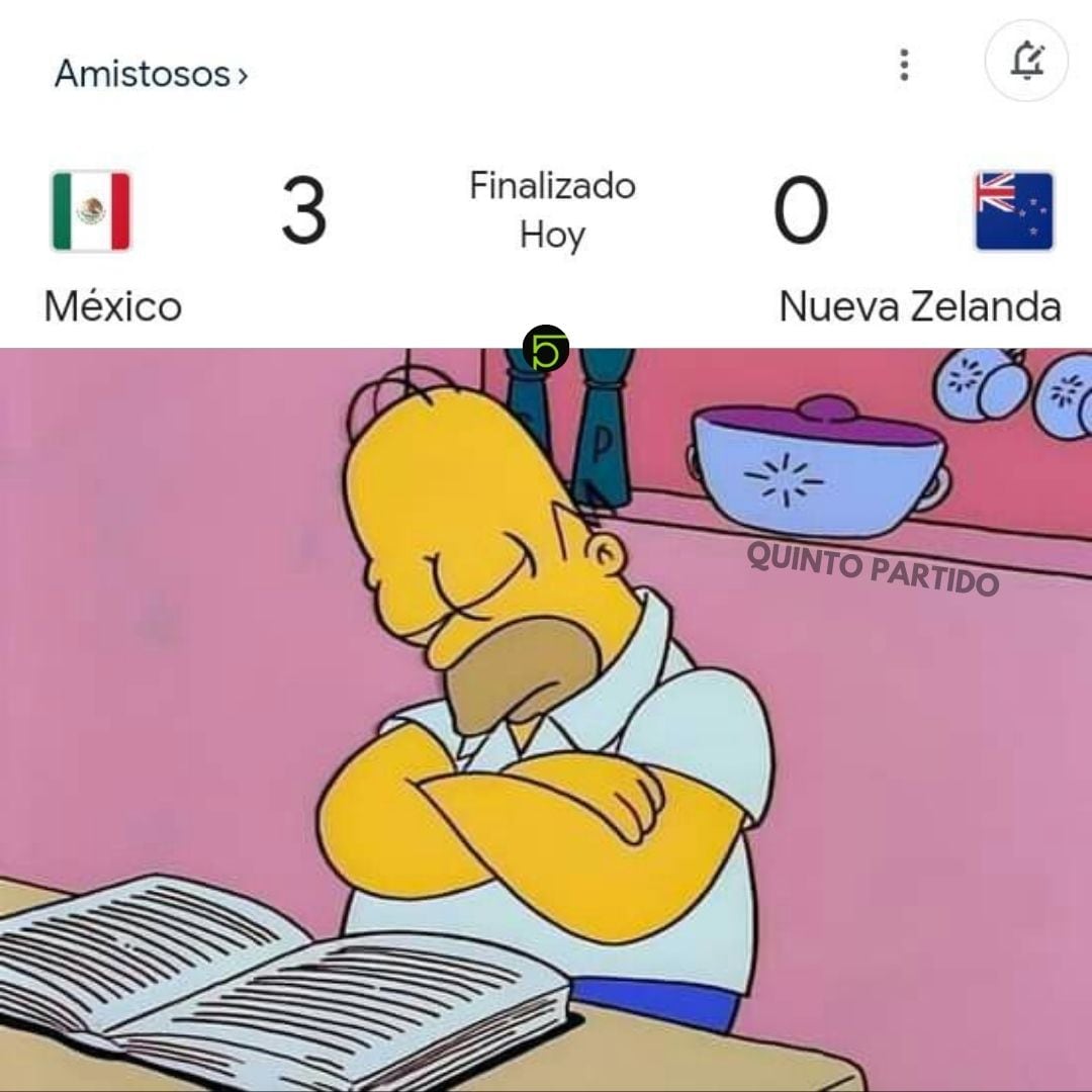 Meme del México vs Nueva Zelanda.