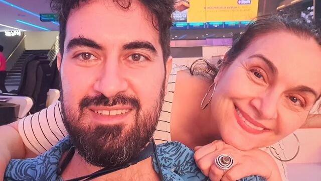 Lorene Prieto y su hijo