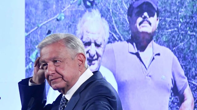 Andrés Manuel López Obrador, presidente de México, durante la conferencia matutina