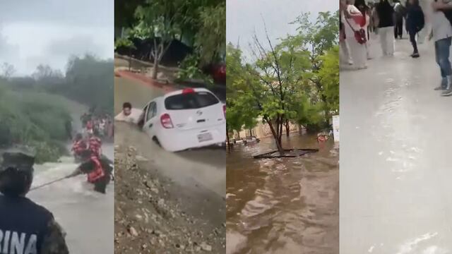 Lluvias en Chiapas, Yucatán y Tamaulipas