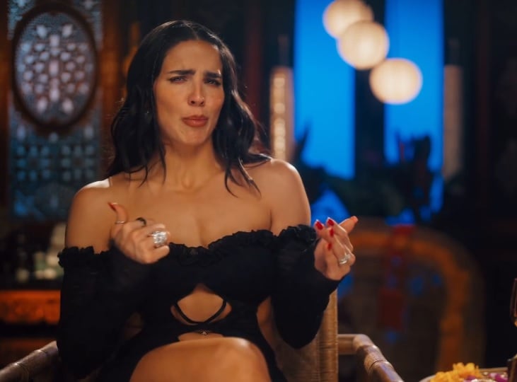 Bárbara de Regil se queja de Bernardo Flores en Secretos de Parejas.