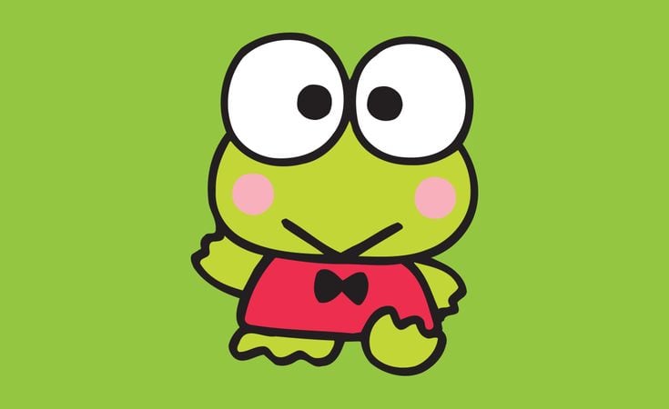 Keroppi, personaje de Sanrio de Hello Kitty