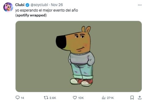 Memes del Spotify Wrapped 2024