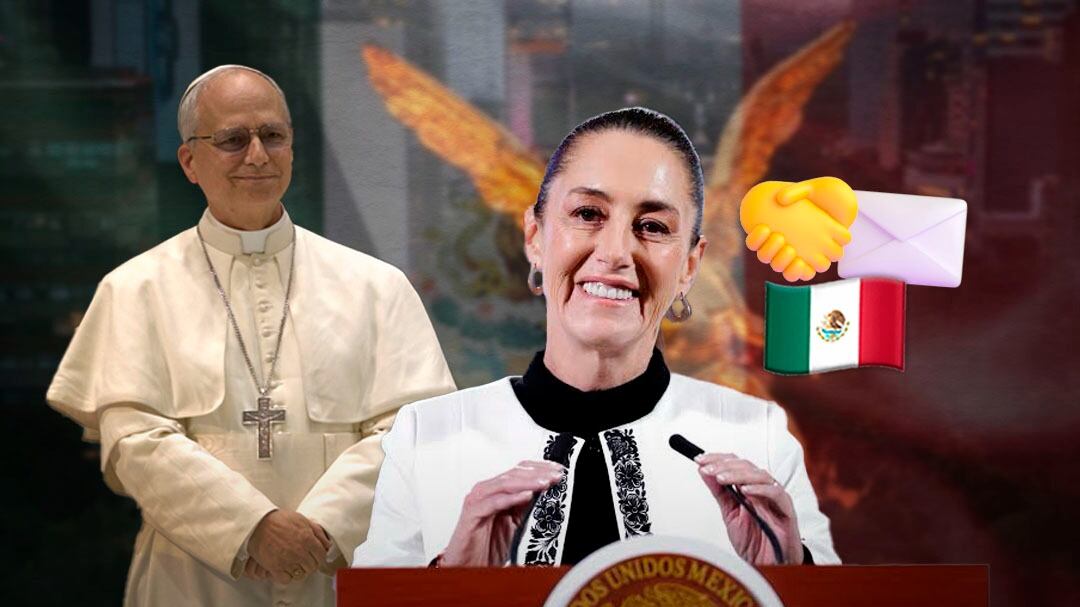Claudia Sheinbaum invita al Papa León XIV a México; titular de la Segob lleva la invitación