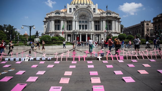 Protesta contra los feminicidios