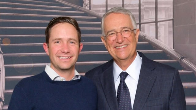 Benjamín Salinas y su papá Ricardo Salinas Pliego