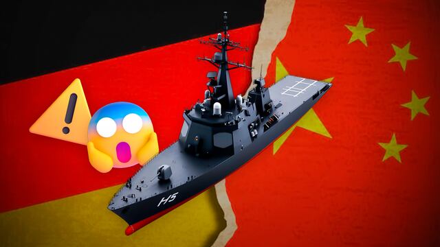 Buque de guerra de China apunta con un láser cegador a aeronave de Alemania