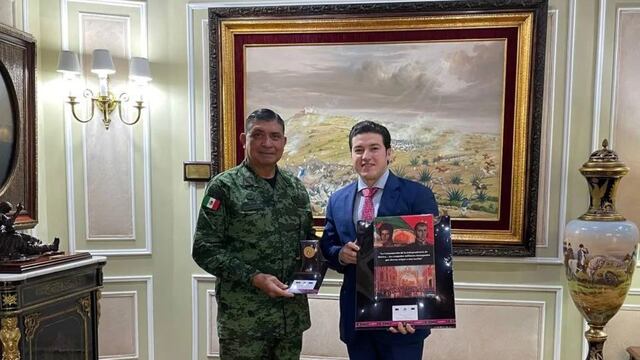 Samuel García se reúne con Luis Cresencio Sandoval tras pleito con Adán Augusto López