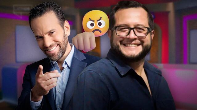 Carlos Loret de Mola y José Ramón López Beltrán