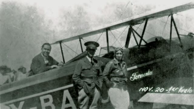 Emma Catalina Encinas Aguayo, primera mujer piloto en México