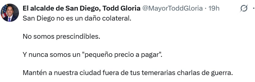 Declaraciones contra Trump