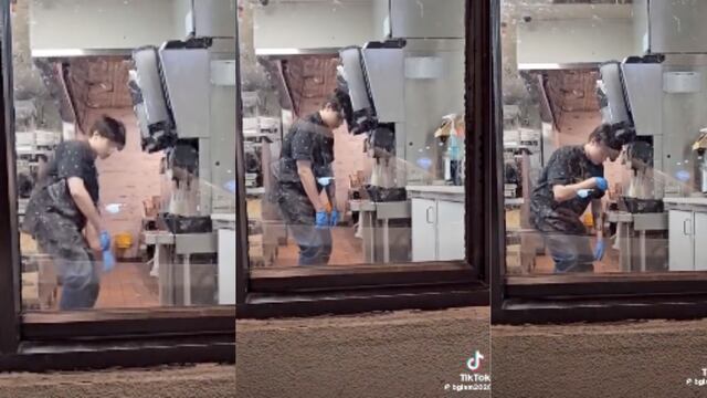 Empleado de Taco Bell luce como zombie