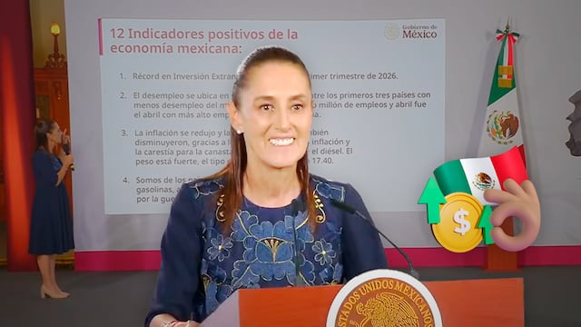 Sheinbaum da 12 razones por las que asegura que la economía de México va muy bien