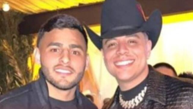 Alexis Vega con Eduin Caz