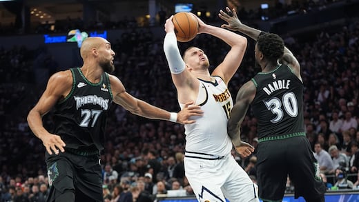 Timberwolves vencen a Nuggets y toman ventaja 2-1 en la NBA