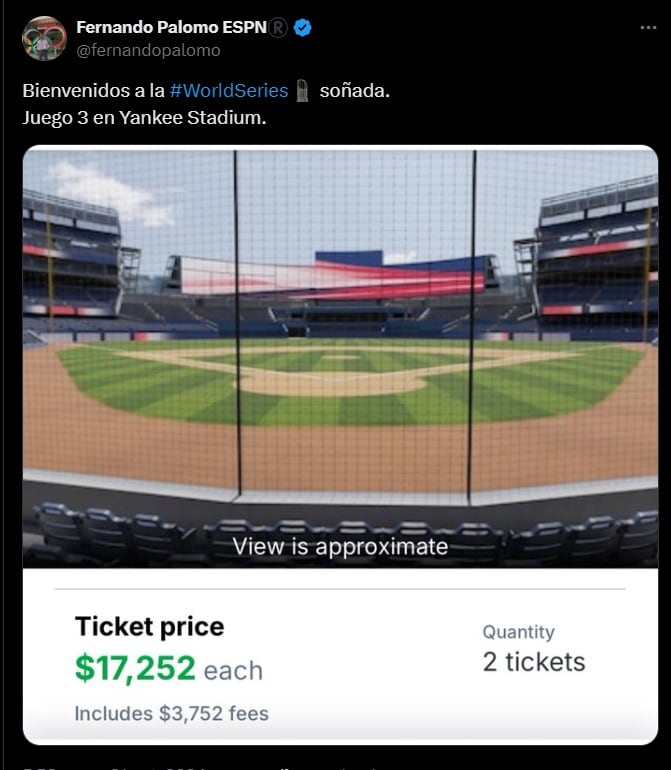 Precios en el Yankee Stadium