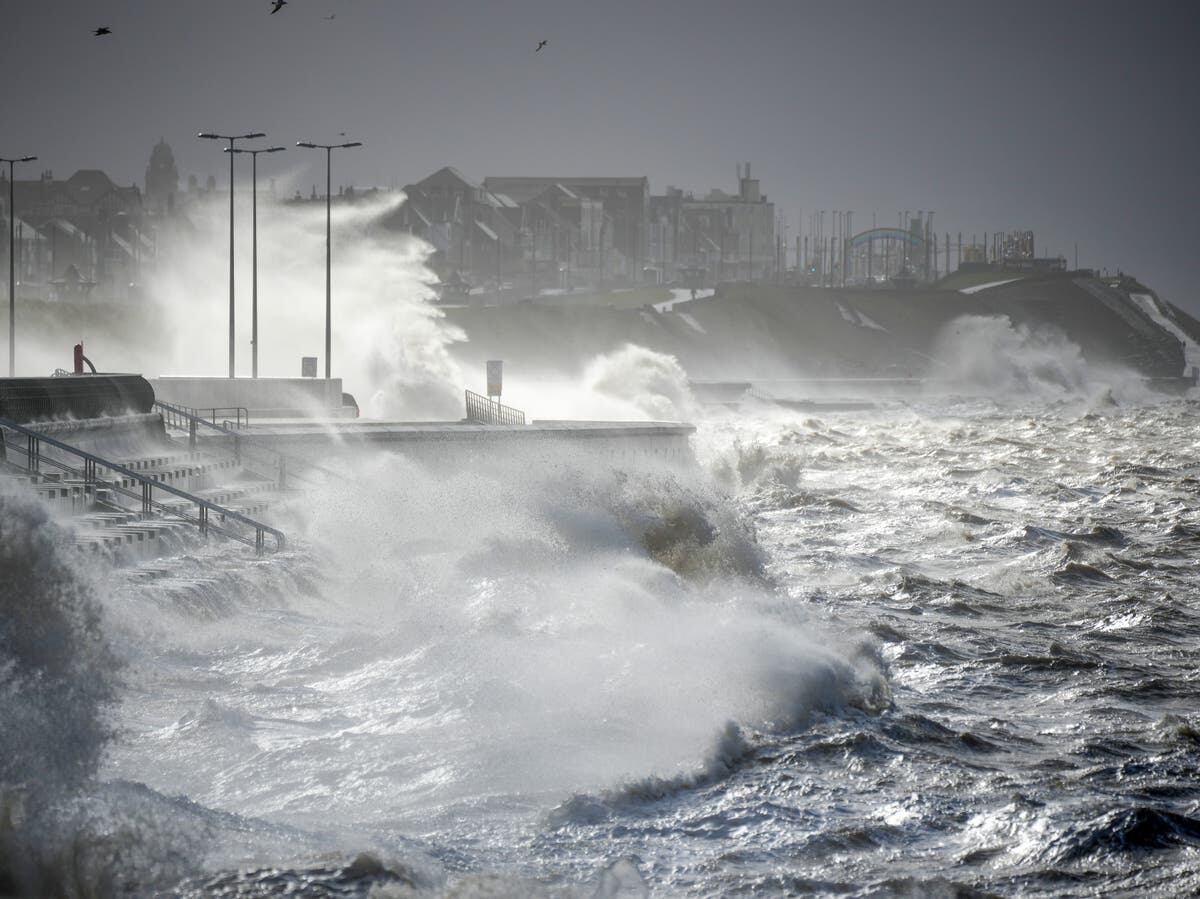 Tormenta Eunice en Europa del norte, cambio climático/ internet